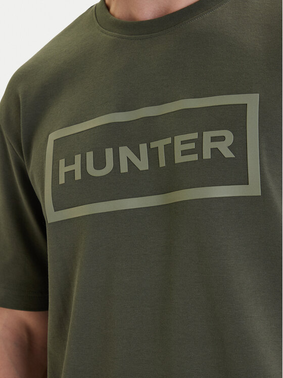 Hunter Hunter Majica W126-HRMTS-1004-28X Zelena Regular Fit
