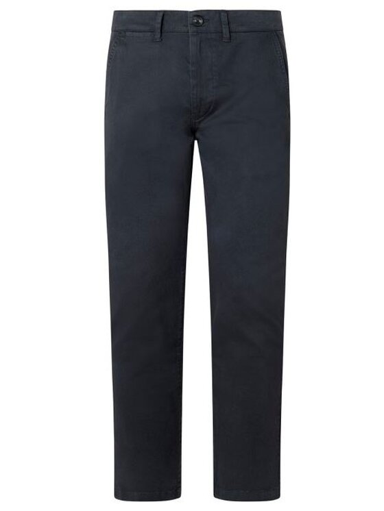 Pepe Jeans Pepe Jeans Kalhoty z materiálu PM211491C342 594 Tmavomodrá Regular Fit