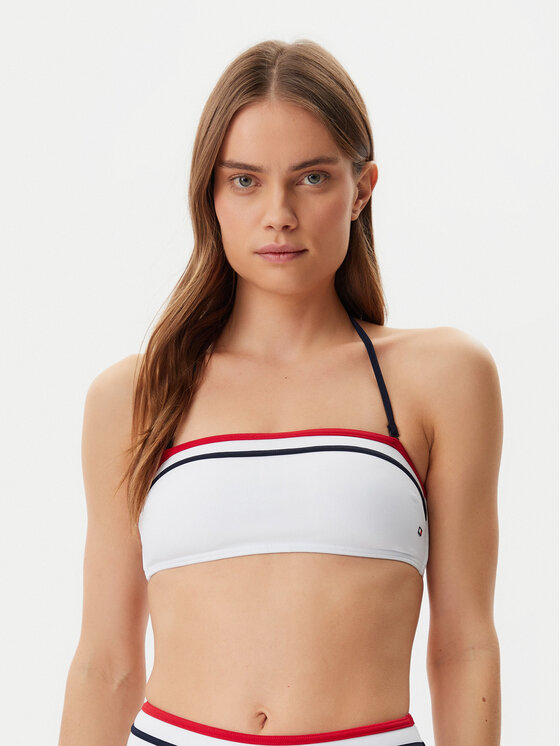 Tommy Hilfiger Tommy Hilfiger Bikini felső UW0UW05873 Fehér