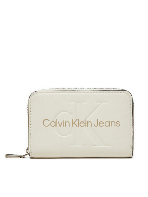 Calvin Klein Jeans Calvin Klein Jeans Mali ženski novčanik Zip Around Mono K60K612255 Bijela