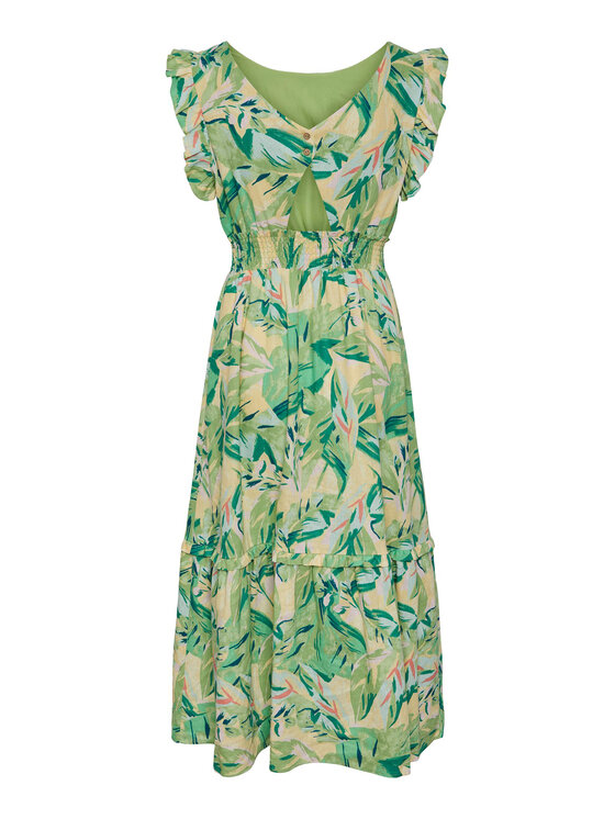 YAS YAS Haljina za svaki dan 26030005 Zelena Regular Fit