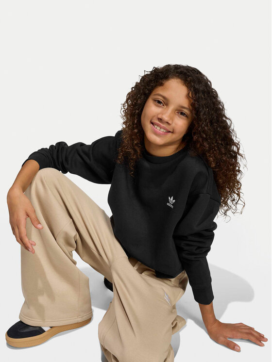 adidas adidas Bluza KE2380 Czarny Loose Fit