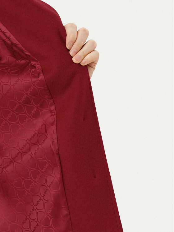 Motivi Motivi Vilnas mētelis 0039Q200539N Bordo Slim Fit