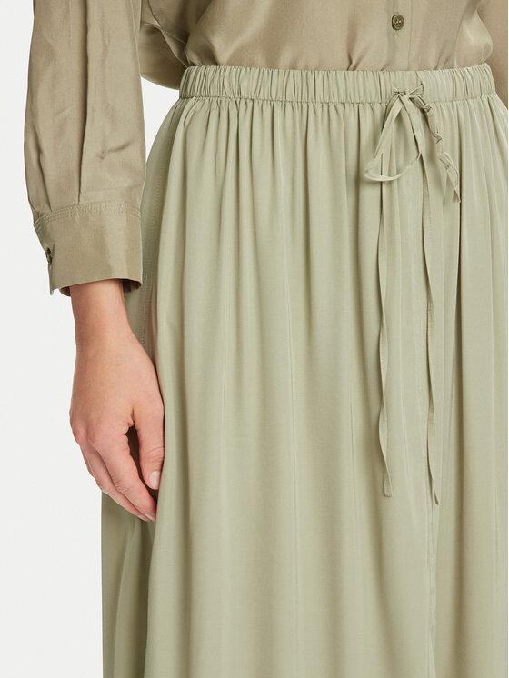 Marc O'Polo Marc O'Polo Midi sukňa 506 1169 20053 Zelená Flared Fit