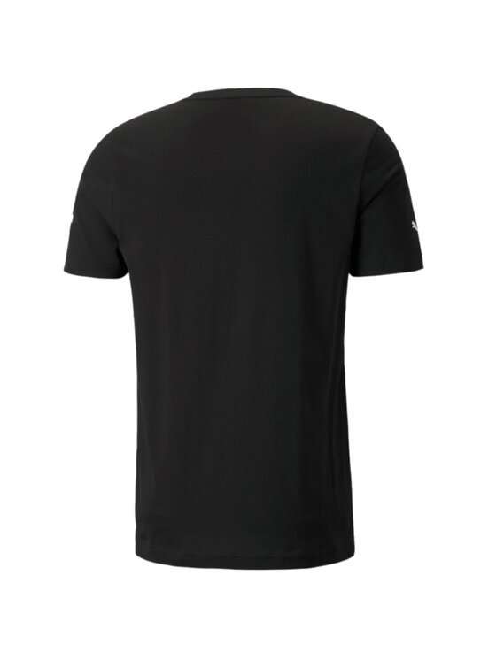 Puma Puma T-Shirt Puma BMW Motorsport Graphic Tee Czarny Regular Fit