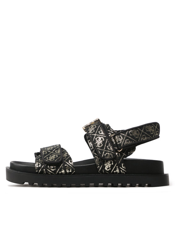 Guess Guess Sandały Fabelis FL6FBS FAL03 Czarny