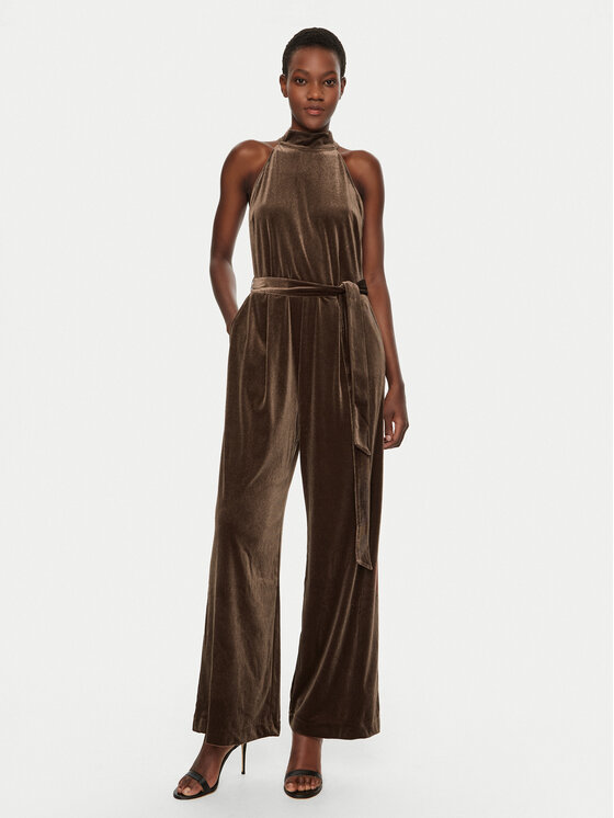 Gap Gap Kezeslábas 645193-01 Bézs Wide Leg