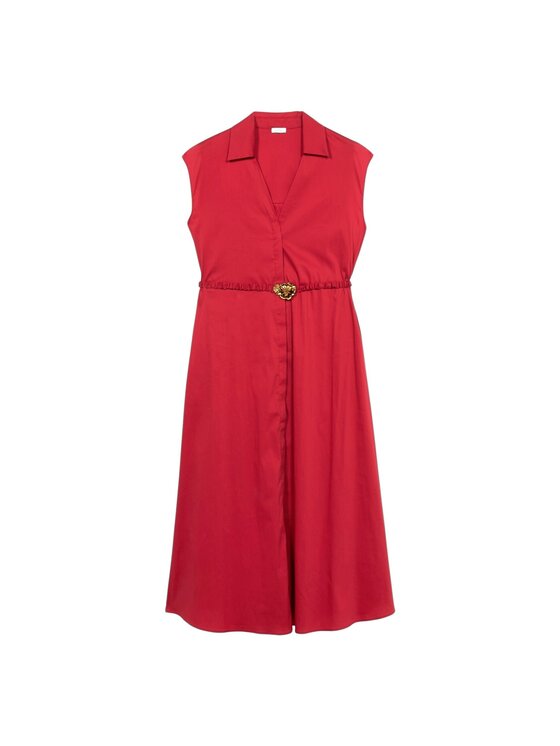 Oltre Oltre Vestito da giorno 7322R104827N026 Rosso A-Line Fit