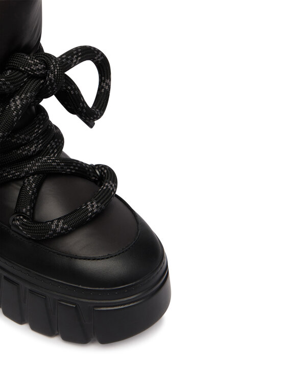 Tommy Jeans Tommy Jeans Stivali da neve Tjw Platform Nylon Snowboot Wl EN0EN03163 Nero