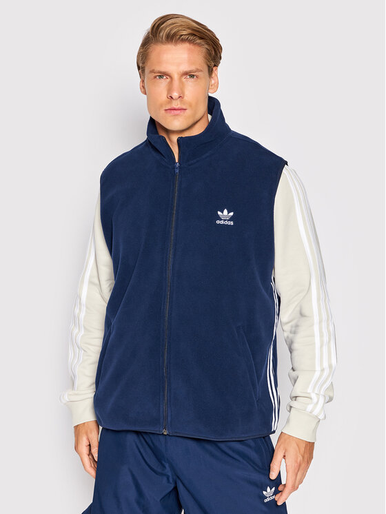 adidas adidas Жилет adicolor 3-Stripes HK7391 Cиній Relaxed Fit