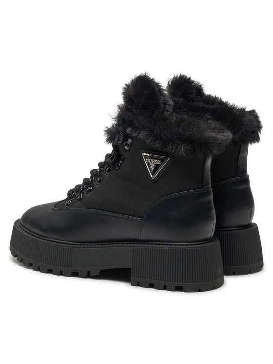Guess Guess Planinarske cipele Rezim FLFREZ ELE10 Crna