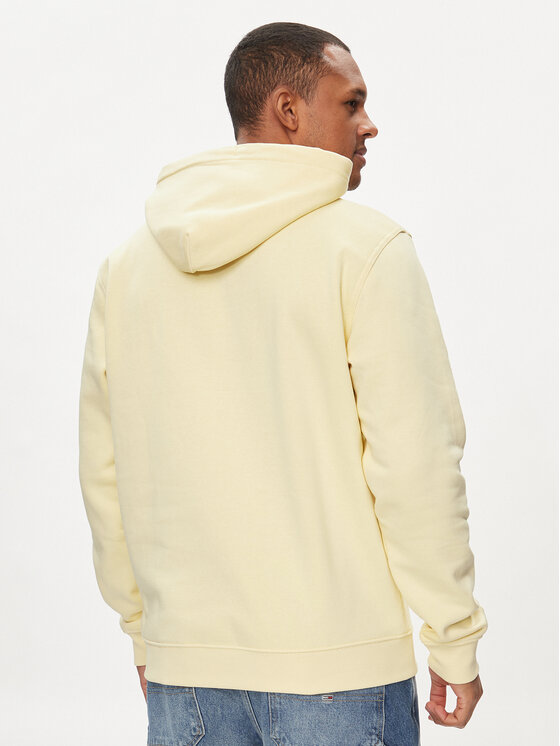 Tommy Jeans Tommy Jeans Majica dugih rukava Linear Logo DM0DM17985 Žuta Regular Fit