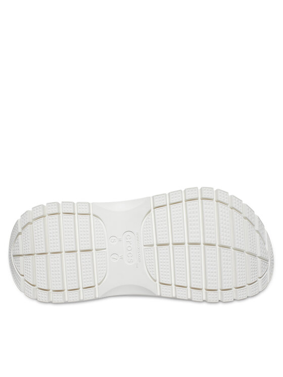 Crocs Crocs Παντόφλες Classic Mega Crush Clog 207988 Λευκό