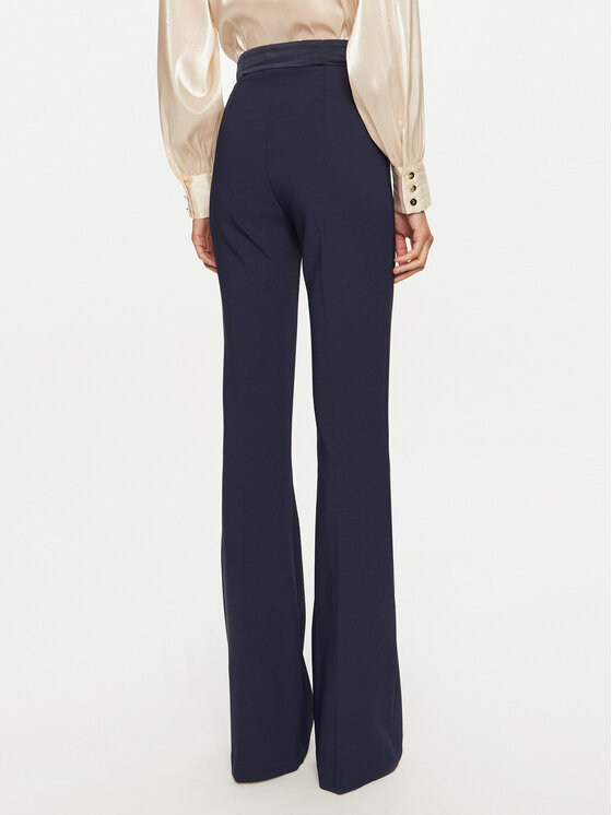 Elisabetta Franchi Elisabetta Franchi Hlače PA-050-47E2-V860 Tamnoplava Regular Fit
