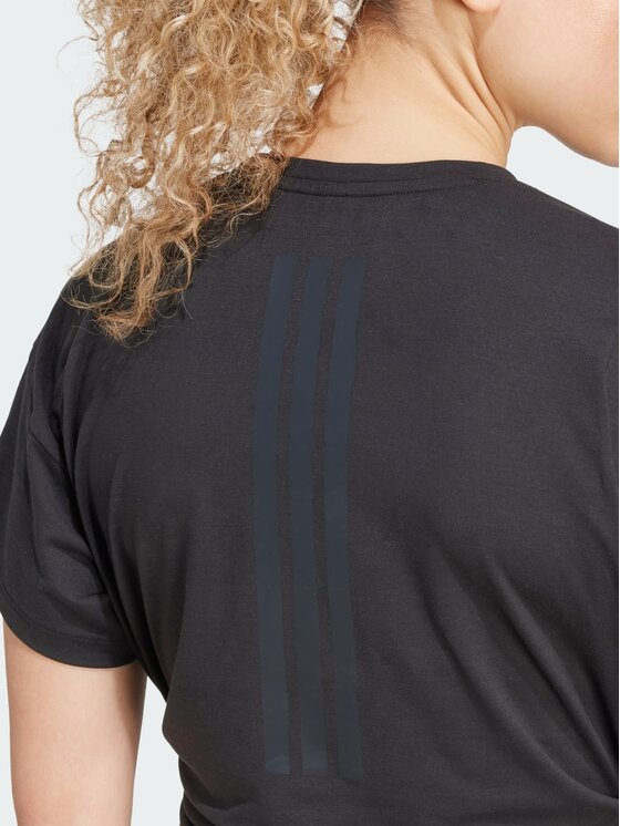 adidas adidas Koszulka techniczna 151255 Czarny Oversize
