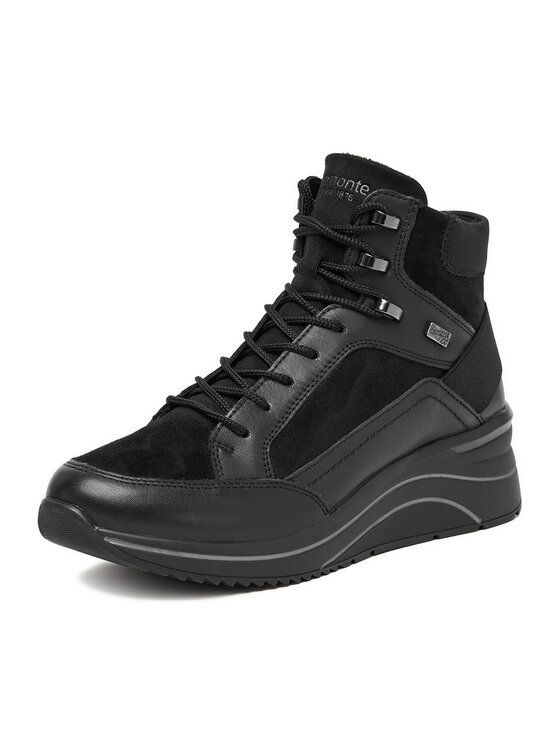 Remonte Remonte Schnürschuhe D0T79-00 Schwarz