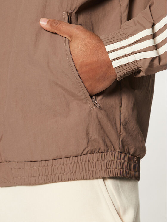 adidas Bluza adicolor Firebird JP1023 Beżowy Loose Fit | Modivo.pl