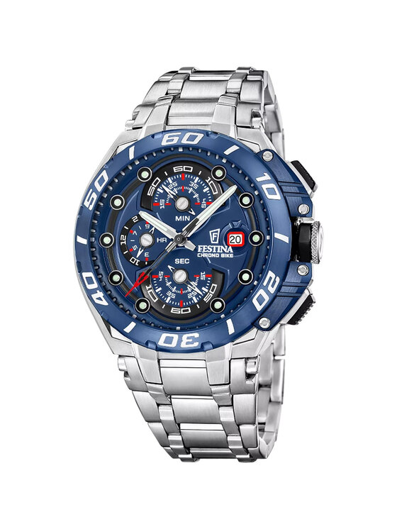 Festina Festina Zegarek F20754-4 Srebrny