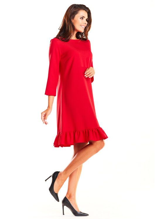 Infinite You Infinite You Vestito da giorno M185 Rosso Basic Fit