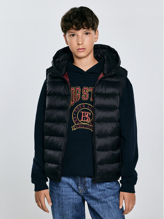 BIG STAR BIG STAR Kamizelka BENEK Czarny Basic Fit