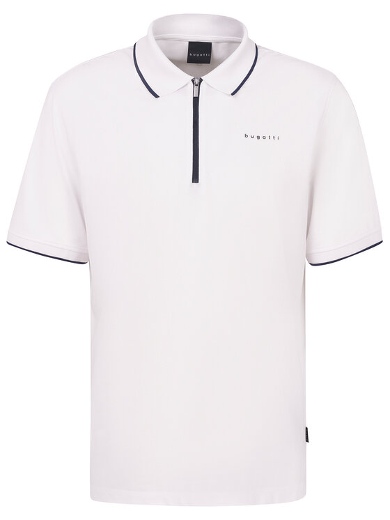 Bugatti Bugatti Polo 8150-75033C Λευκό Regular Fit