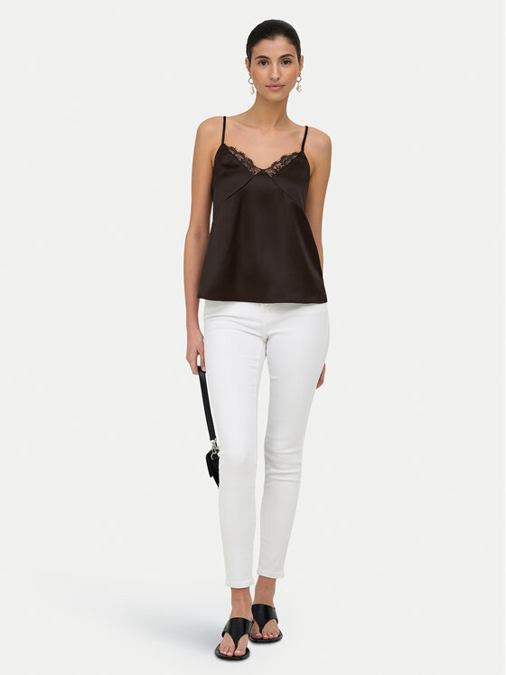 ONLY ONLY Top Faraya 15380254 Maro închis Regular Fit
