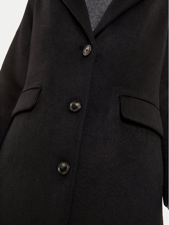 United Colors Of Benetton United Colors Of Benetton Wollmantel 28HFDN069 Schwarz Regular Fit