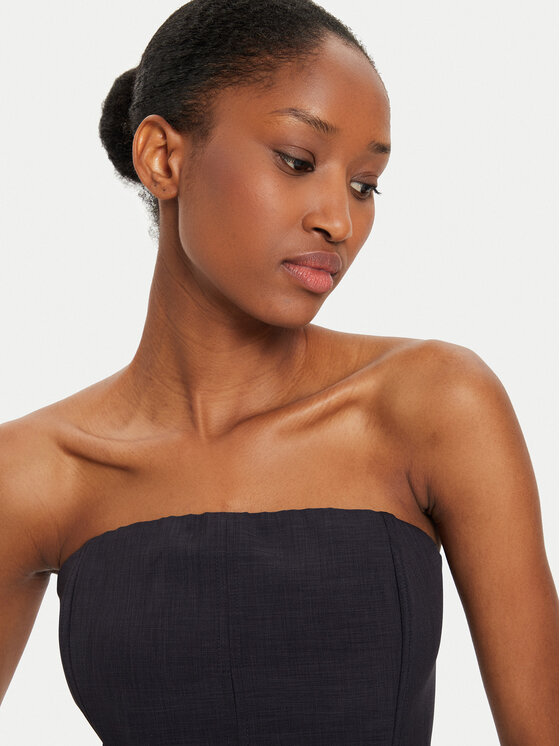 Herskind Herskind Top Cosima 5254519 Tmavomodrá Slim Fit