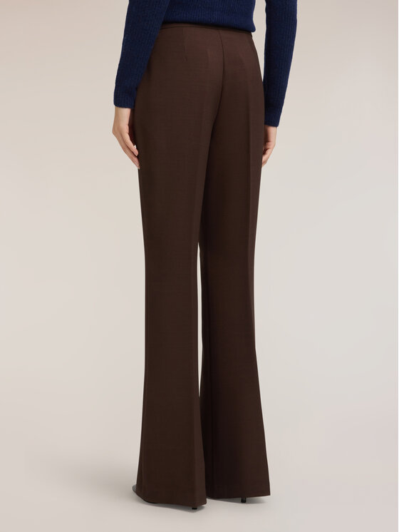 Motivi Motivi Pantaloni di tessuto P0A9Q005152N022 Marrone Flare Fit