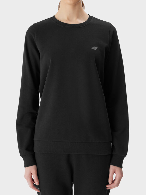 4F 4F Felpa 4FWSS24TSWSF0954 Nero Regular Fit