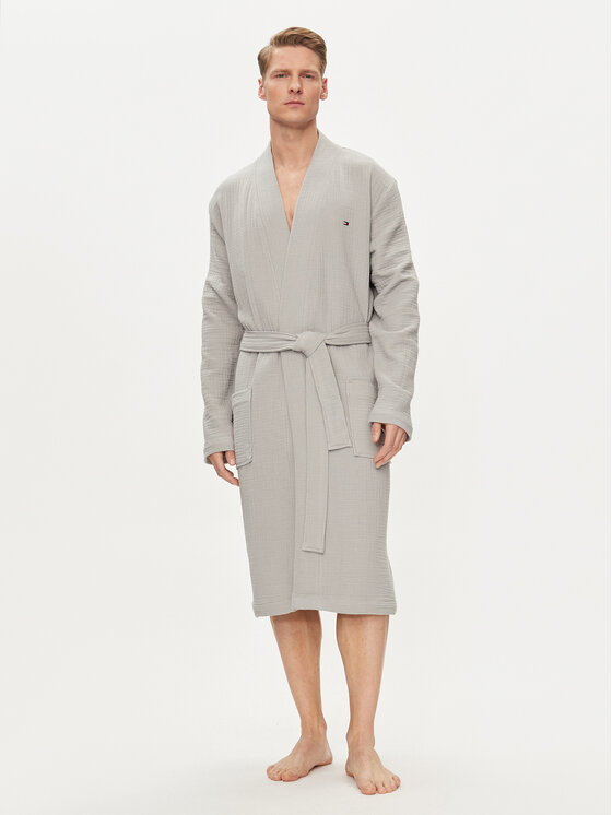 Bademantel Tommy Hilfiger, Größe XXL Grau UM0UM03173