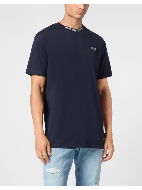 PHILIPP PLEIN PHILIPP PLEIN Tričko 9567 Modrá Regular Fit