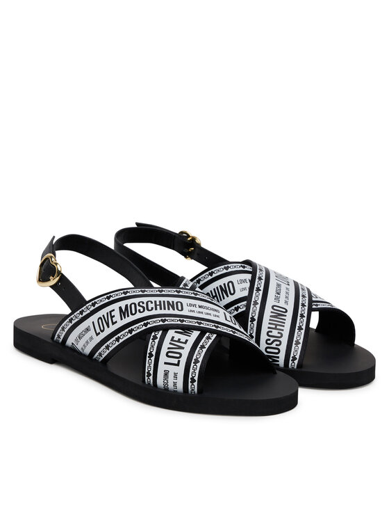 LOVE MOSCHINO LOVE MOSCHINO Sandały San Lod Micro20 JA16142G0MIX200A Czarny