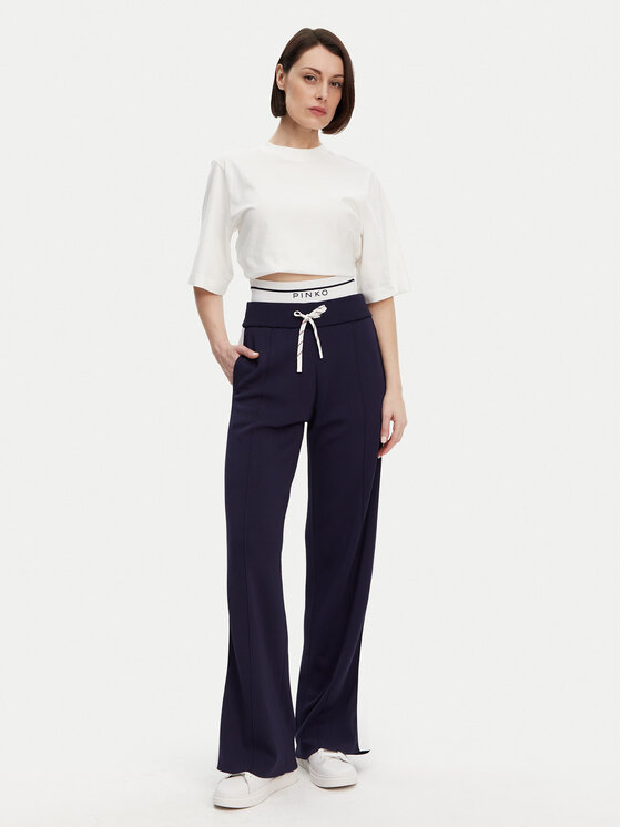 PINKO PINKO Pantaloni trening Marsicano 104888 A2FQ Bleumarin Regular Fit