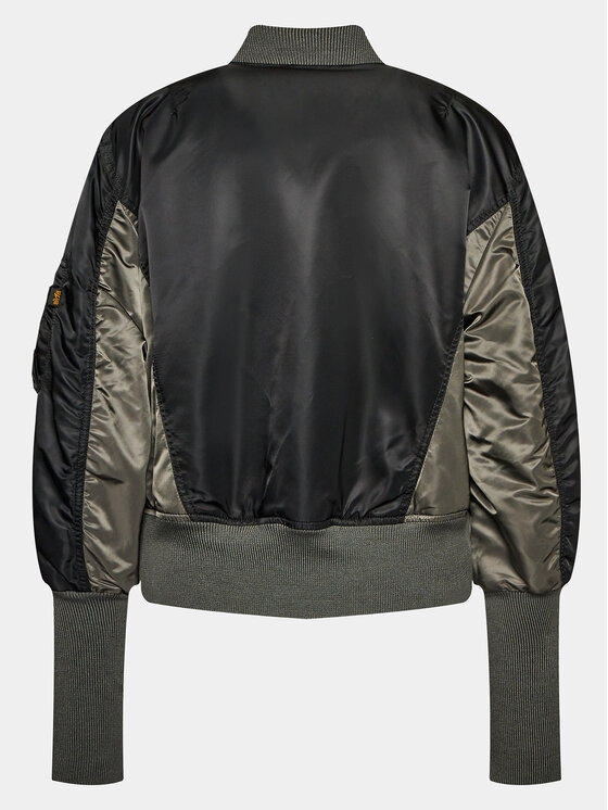 Alpha Industries Alpha Industries Μπόμπερ μπουφάν MA-1 Cyber 108008 Μαύρο Regular Fit