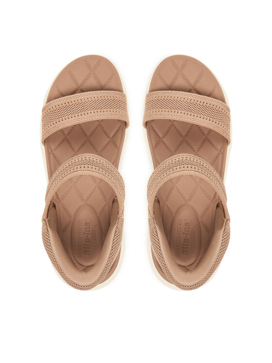 Skechers Skechers Szandál Slip-Ins: Arch Fit 2.0 Sandal - Kennedy 140844/TAN Bézs