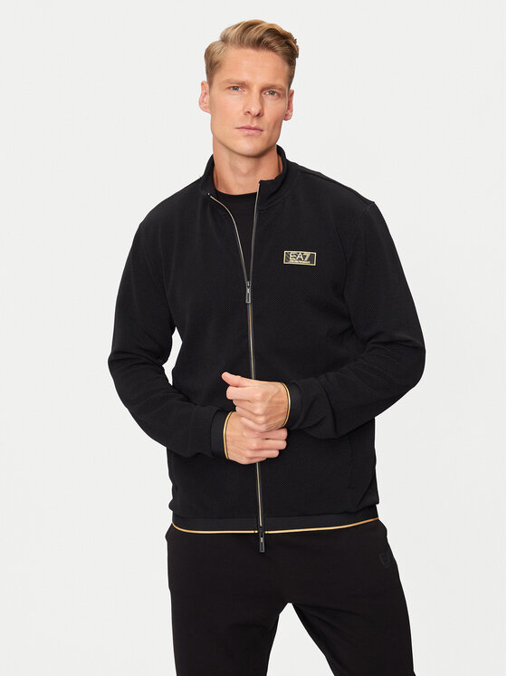 EA7 Emporio Armani Mikina 7M000036 AF10344 UC001 Čierna Regular Fit