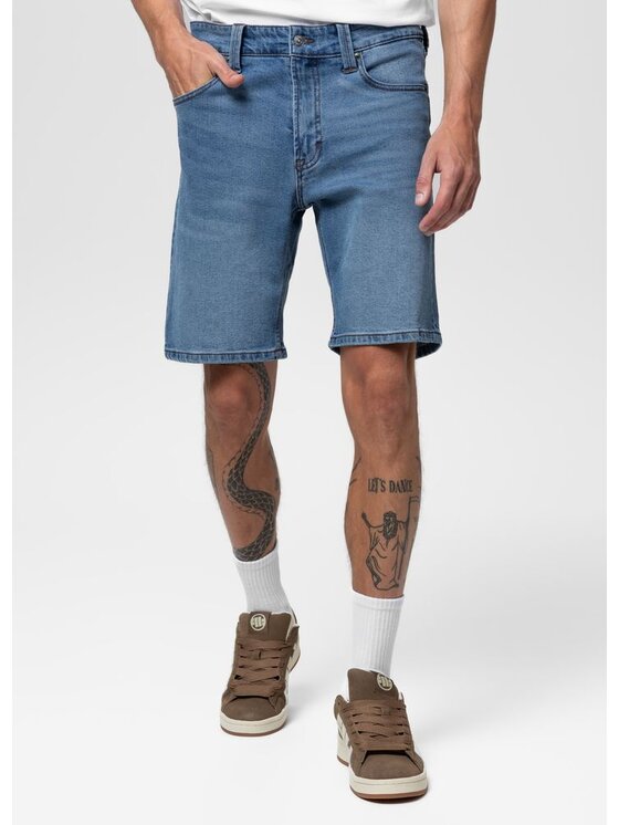 PITBULL PITBULL Szorty jeansowe HORNBLEND Niebieski Regular Fit