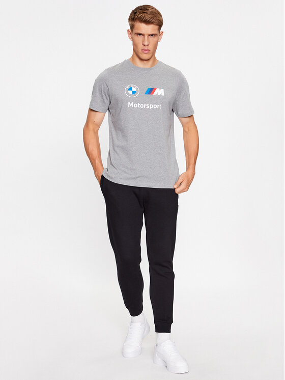 Puma Puma T-Shirt Bmw Mms Ess Logo 621314 Szary Regular Fit