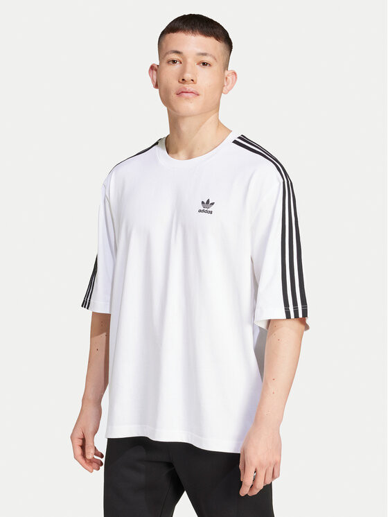 adidas adidas T-Shirt adicolor IZ2474 Bílá Oversize
