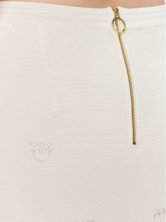 PINKO Pinko Midiseelik Donkey 101884 A16F Beež Slim Fit