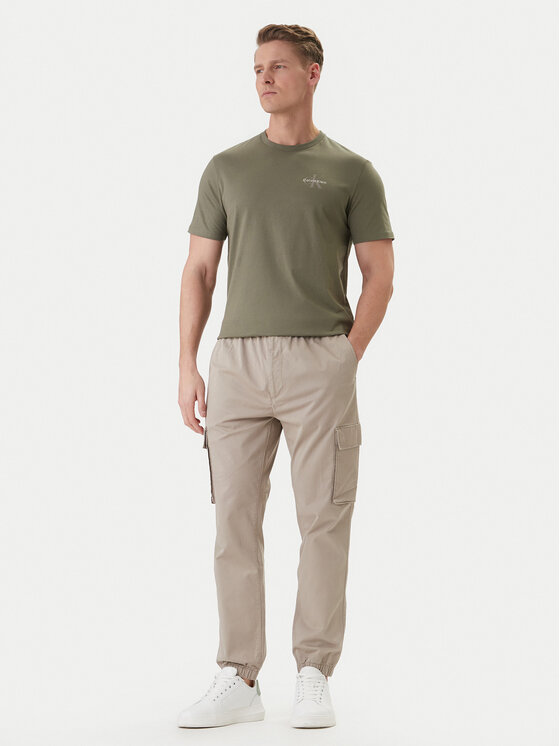 Calvin Klein Jeans Calvin Klein Jeans T-Shirt LV04RF278G Khakifarben Regular Fit