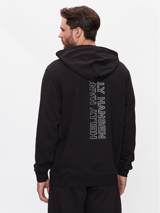 Helly Hansen Helly Hansen Mikina Core Graphic 53924 Čierna Regular Fit