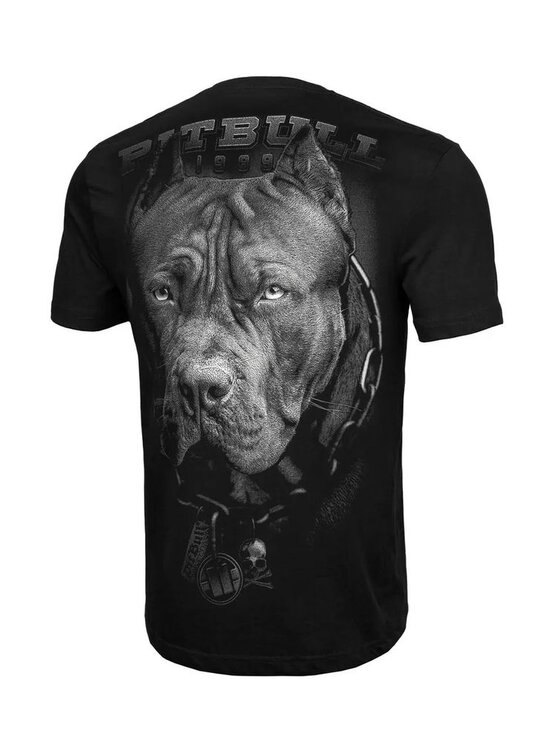 PITBULL PITBULL T-Shirt Koszulka Born in 1989 L Czarny Regular Fit