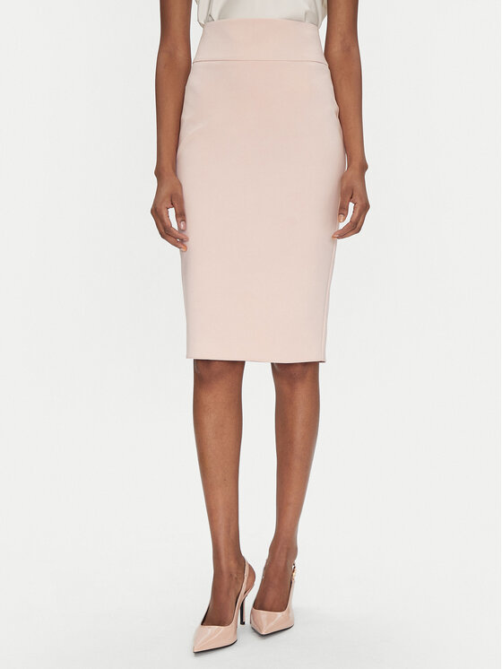 Rinascimento Rinascimento Fustă tip creion CFC0122808003 Roz Regular Fit