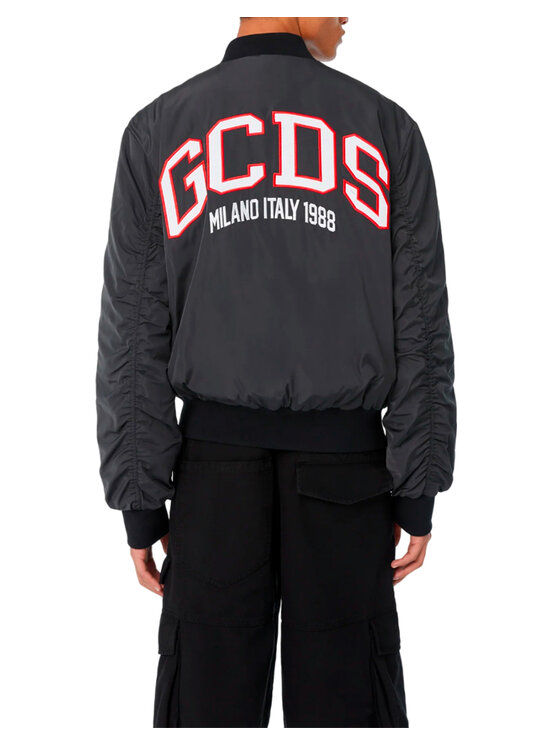 Puffer Jacket Gcds Giacca Uomo GCDS Kid Giubbotto Nero Imbottito