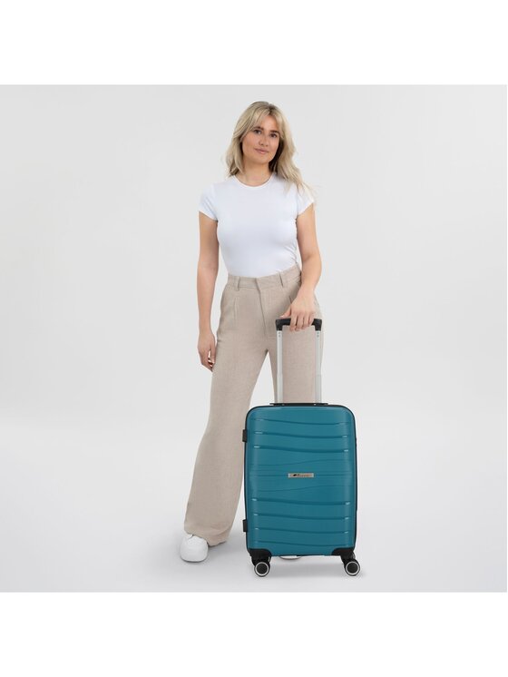 cocoono cocoono Walizka kabinowa 315316 Błękitny