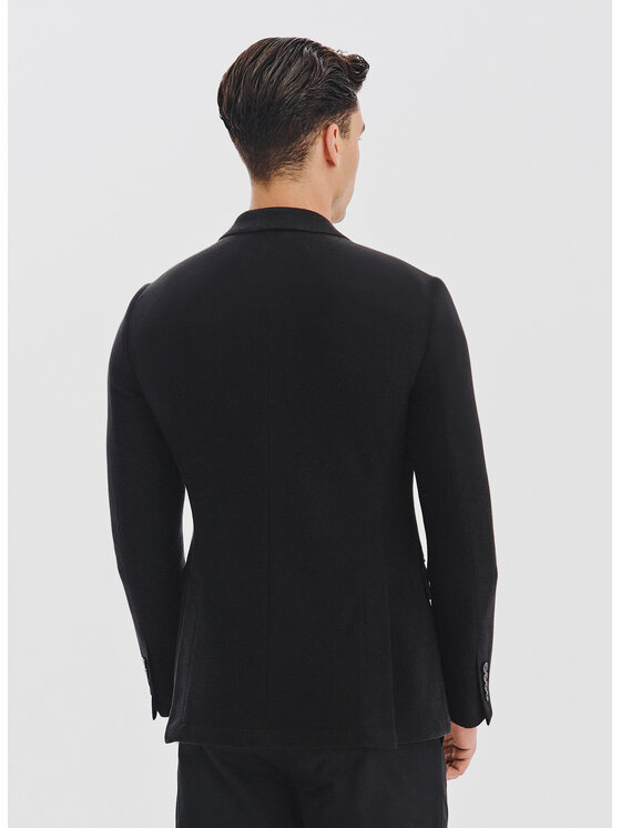 Pako Lorente Pako Lorente Marynarka P25WF-3X-013 Czarny Slim Fit