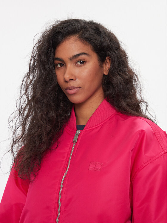 Tommy Jeans Tommy Jeans Kurtka bomber Tonal DW0DW16563 Różowy Oversize
