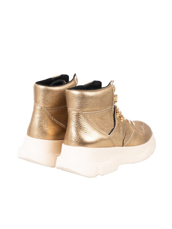 Geox Geox Sneakersy D04HZB000CF Złoty